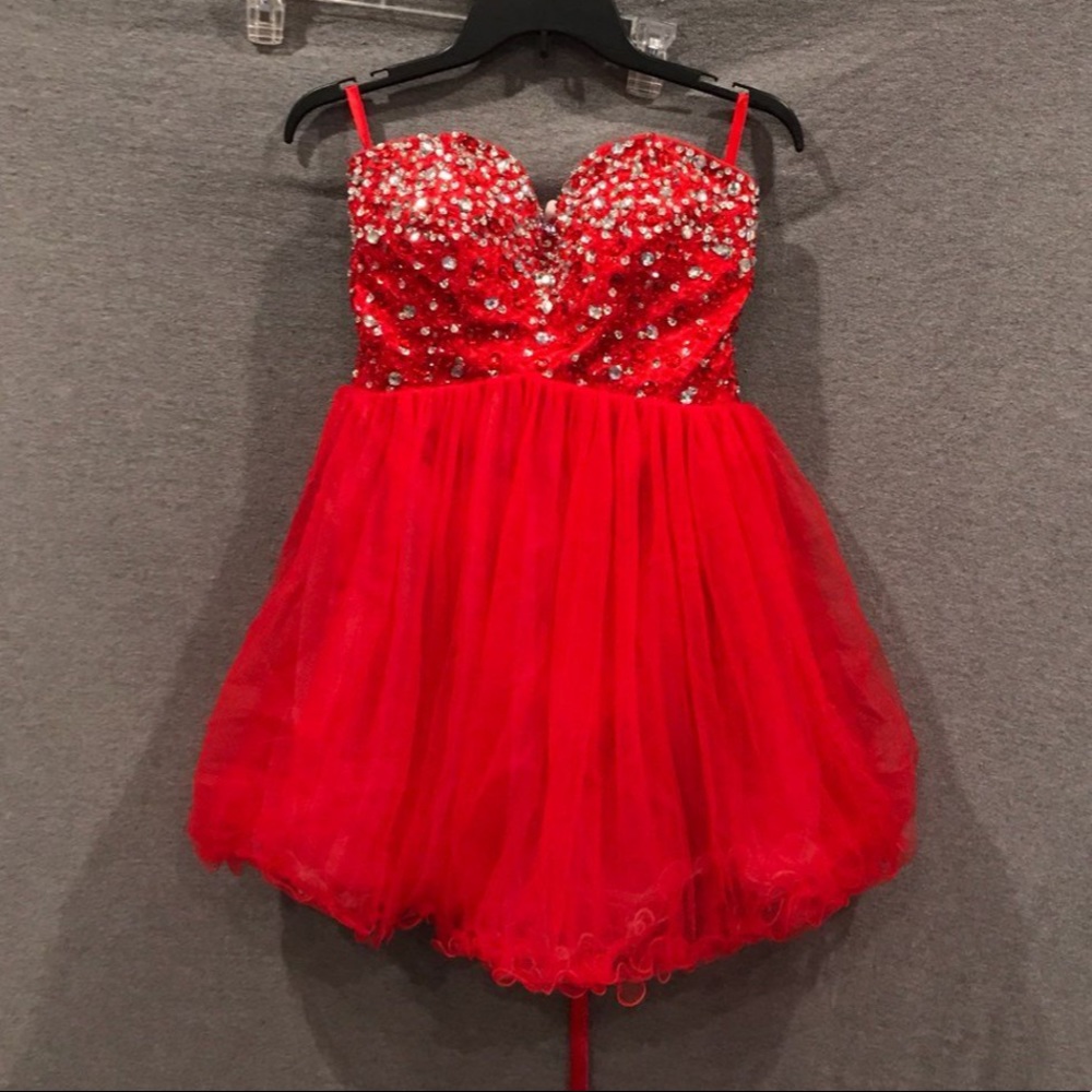 Rhinestone Babydoll Dress